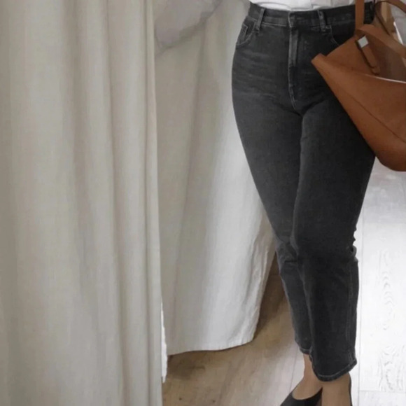 Everlane 'The Cheeky Bootcut Jean' Women's Size 26 Regular in Black - Picture 3 of 11